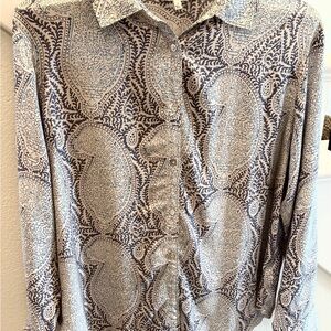 Splendid Blue Paisley Shirt